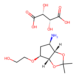 CAS: 376608-65-0 | OR1009615 | 2-((3aR,4S,6R,6aS)-6-Amino-2,2-Dimethyltetrahydro-3aH-Cyclopenta[d][1,3]Dioxol-4-Yloxy)Ethanol L-Tataric Acid