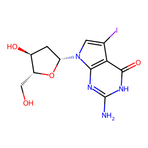 CAS: 172163-62-1 | OR1010289 | 2-Amino-7-((2R,4S,5R)-4-Hydroxy-5-(Hydroxymethyl)Tetrahydrofuran-2-yl)-5-Iodo-1H-Pyrrolo[2,3-d]Pyrimidin-4(7H)-One