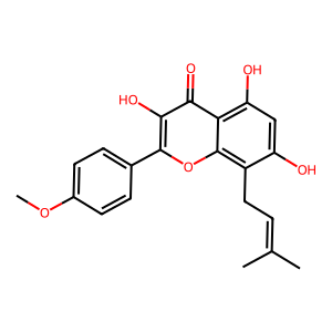 CAS: 118525-40-9 | OR1010796 | 3,5,7-Trihydroxy-2-(4-Methoxyphenyl)-8-(3-Methylbut-2-En-1-Yl)-4H-Chromen-4-One
