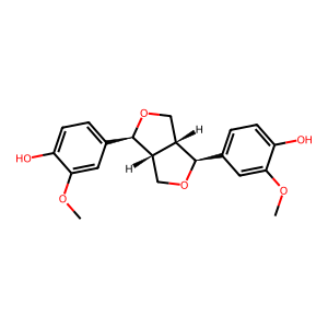 CAS: 487-36-5 | OR1011214 | 4,4'-((1S,3Ar,4S,6Ar)-Hexahydrofuro[3,4-C]Furan-1,4-Diyl)Bis(2-Methoxyphenol)