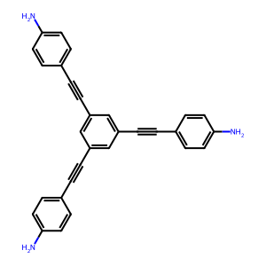 CAS: 326002-91-9 | OR1011229 | 4,4,4-(Benzene-1,3,5-Triyltris(Ethyne-2,1-Diyl))Trianiline