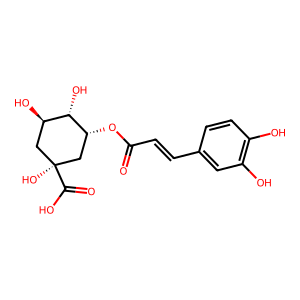 CAS: 906-33-2 | OR1011925 | 5-O-(Trans-3,4-Dihydroxycinnamoyl)-D-Quinic Acid