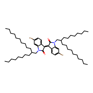 CAS: 1263379-85-6 | OR1011962 | 6,6'-Dibromo-1,1'-Bis(2-Octyldodecyl)-[3,3'-Biindolinylidene]-2,2'-Dione