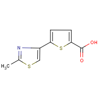 CAS:400715-45-9 | OR101203 | 5-(2-Methyl-1,3-thiazol-4-yl)thiophene-2-carboxylic acid