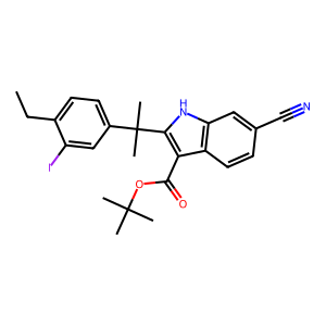 CAS: 1256584-75-4 | OR1015152 | Tert-Butyl 6-Cyano-2-(2-(4-Ethyl-3-Iodophenyl)Propan-2-Yl)-1H-Indole-3-Carboxylate