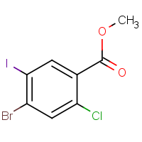 CAS:1529124-65-9 | OR102001 | Methyl 4-bromo-2-chloro-5-iodobenzoate