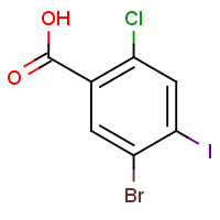 CAS:2090856-25-8 | OR102009 | 5-Bromo-2-chloro-4-iodobenzoic acid