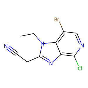 CAS: 842144-05-2 | OR1021198 | 2-{7-Bromo-4-chloro-1-ethylimidazo[4,5-c]pyridin-2-yl}acetonitrile