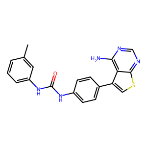 CAS: 501698-03-9 | OR1022849 | 1-(4-(4-Aminothieno[2,3-D]Pyrimidin-5-Yl)Phenyl)-3-(M-Tolyl)Urea
