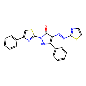 CAS: 314761-14-3 | OR1022996 | 5-Phenyl-2-(4-Phenylthiazol-2-Yl)-4-(2-(Thiazol-2-Yl)Hydrazono)-2,4-Dihydro-3H-Pyrazol-3-One