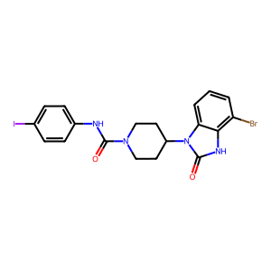 CAS: 2304947-71-3 | OR1023008 | 4-(4-Bromo-2-Oxo-2,3-Dihydro-1H-Benzo[d]Imidazol-1-Yl)-N-(4-Iodophenyl)Piperidine-1-Carboxamide