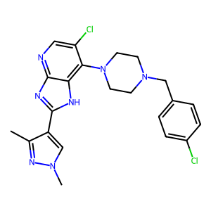 CAS: 1402709-93-6 | OR1023173 | 6-Chloro-7-(4-(4-Chlorobenzyl)Piperazin-1-Yl)-2-(1,3-Dimethyl-1H-Pyrazol-4-Yl)-1H-Imidazo[4,5-B]Pyridine