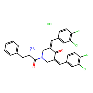 CAS: 1617495-03-0 | OR1023317 | 1-(L-Phenylalanyl)-3,5-Bis(3,4-Dichlorobenzylidene)Piperidin-4-One Hydrochloride