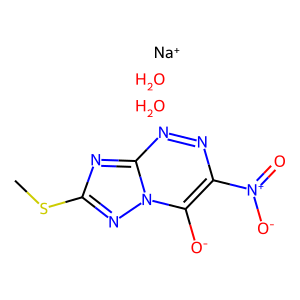 CAS: 928659-17-0 | OR1023886 | Sodium 7-(Methylthio)-3-Nitro-4-Oxo-4H-[1,2,4]Triazolo[5,1-C][1,2,4]Triazin-6-Ide Dihydrate