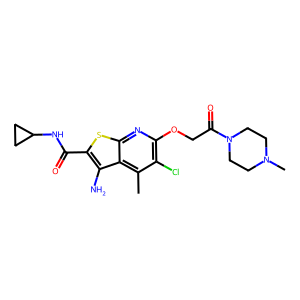 CAS: 886047-22-9 | OR1023965 | 3-Amino-5-Chloro-N-Cyclopropyl-4-Methyl-6-(2-(4-Methylpiperazin-1-Yl)-2-Oxoethoxy)Thieno[2,3-B]Pyridine-2-Carboxamide