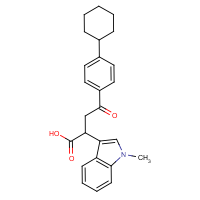 CAS:937604-92-7 | OR10240 | 4-(4-Cyclohexylphenyl)-2-(1-methylindol-3-yl)-4-oxobutanoic acid