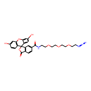 CAS: 412319-45-0 | OR1024001 | N-[2-[2-[2-(2-Azidoethoxy)Ethoxy]Ethoxy]Ethyl]-3',6'-Dihydroxy-1-Oxospiro[2-Benzofuran-3,9'-Xanthene]-5-Carboxamide