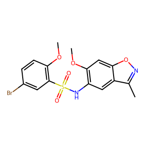 CAS: 1832671-96-1 | OR1024023 | 5-Bromo-2-Methoxy-N-(6-Methoxy-3-Methylbenzo[d]Isoxazol-5-Yl)Benzenesulfonamide