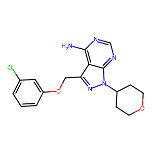 CAS: 1188296-52-7 | OR1024037 | 3-((3-Chlorophenoxy)Methyl)-1-(Tetrahydro-2H-Pyran-4-Yl)-1H-Pyrazolo[3,4-d]Pyrimidin-4-Amine