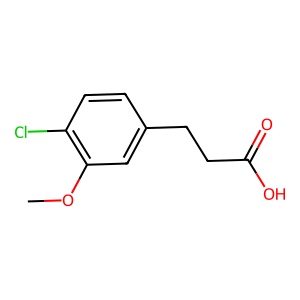 CAS: 475654-42-3 | OR1024152 | 3-(4-Chloro-3-Methoxy-Phenyl)-Propionic Acid