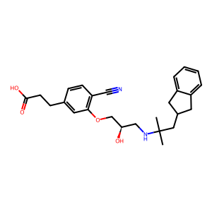CAS: 351490-27-2 | OR1024200 | (R)-3-(4-Cyano-3-(3-((1-(2,3-Dihydro-1H-Inden-2-Yl)-2-Methylpropan-2-Yl)Amino)-2-Hydroxypropoxy)Phenyl)Propanoic Acid