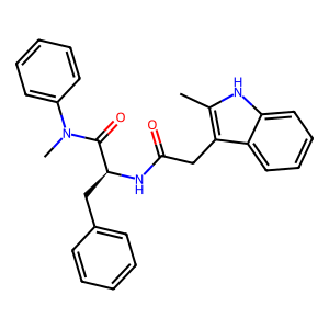 CAS: 1352879-65-2 | OR1024353 | (S)-N-Methyl-2-(2-(2-Methyl-1H-Indol-3-Yl)Acetamido)-N,3-Diphenylpropanamide