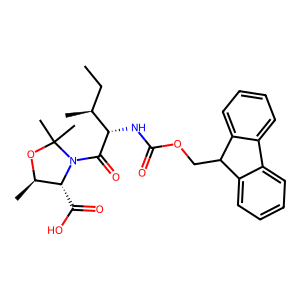 CAS: 957780-52-8 | OR1024582 | (4S,5R)-3-((((9H-Fluoren-9-Yl)Methoxy)Carbonyl)-L-Isoleucyl)-2,2,5-Trimethyloxazolidine-4-Carboxylic Acid