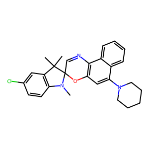 CAS: 144582-55-8 | OR1024988 | 5-Chloro-1,3,3-Trimethyl-6'-(Piperidin-1-Yl)Spiro[Indoline-2,3'-Naphtho[2,1-B][1,4]Oxazine]
