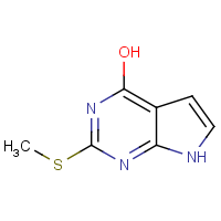 CAS: 67831-83-8 | OR1025 | 4-Hydroxy-2-(methylthio)-7H-pyrrolo[2,3-d]pyrimidine