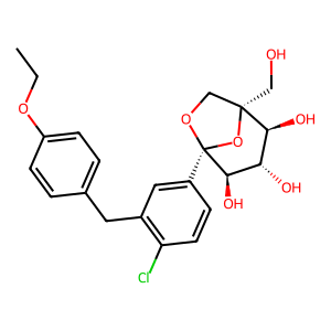 CAS: 1210344-57-2 | OR1026211 | (1S,2S,3S,4R,5S)-5-(4-Chloro-3-(4-Ethoxybenzyl)Phenyl)-1-(Hydroxymethyl)-6,8-Dioxabicyclo[3.2.1]Octane-2,3,4-Triol