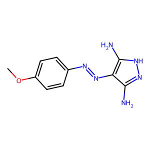 CAS: 6975-75-3 | OR1026511 | 4-((4-Methoxyphenyl)Diazenyl)-1H-Pyrazole-3,5-Diamine
