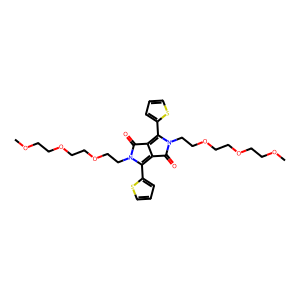 CAS: 1296131-04-8 | OR1026618 | Pyrrolo[3,4-C]Pyrrole-1,4-Dione, 2,5-Dihydro-2,5-Bis[2-[2-(2-Methoxyethoxy)Ethoxy]Ethyl]-3,6-Di-2-Thienyl-