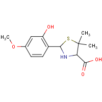 CAS:1030291-57-6 | OR10291 | 2-(2-hydroxy-4-methoxyphenyl)-5,5-dimethyl-1,3-thiazolidine-4-carboxylic acid
