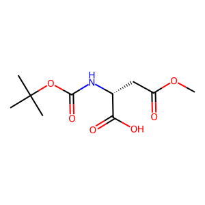 CAS: 124184-67-4 | OR1030402 | (R)-2-((Tert-Butoxycarbonyl)Amino)-4-Methoxy-4-Oxobutanoic Acid
