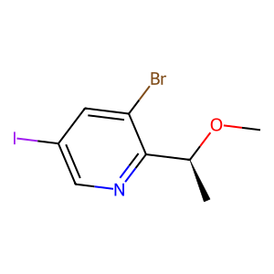 CAS: 2641451-76-3 | OR1033962 | (S)-3-Bromo-5-iodo-2-(1-methoxyethyl)pyridine