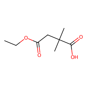CAS: 121925-55-1 | OR1034183 | 4-Ethoxy-2,2-dimethyl-4-oxobutanoic acid