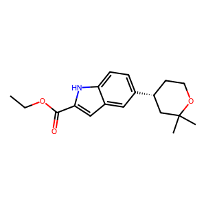 CAS: 2758661-69-5 | OR1034360 | (R)-Ethyl 5-(2,2-dimethyltetrahydro-2H-pyran-4-yl)-1H-indole-2-carboxylate