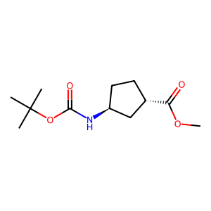 CAS: 329910-39-6 | OR1034837 | Methyl (1S,3S)-3-{[(tert-butoxy)carbonyl]amino}cyclopentane-1-carboxylate