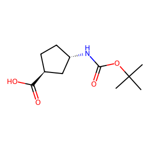 CAS: 161601-29-2 | OR1036235 | (1S,3S)-3-((tert-Butoxycarbonyl)amino)cyclopentanecarboxylic acid