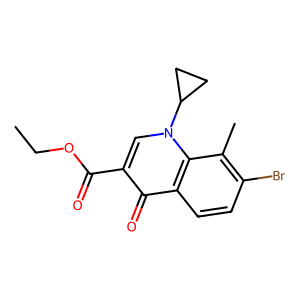 CAS: 194805-04-4 | OR1043222 | 3-Quinolinecarboxylic acid,7-bromo-1-cyclopropyl-1,4-dihydro-8-methyl-4-oxo-, ethyl ester