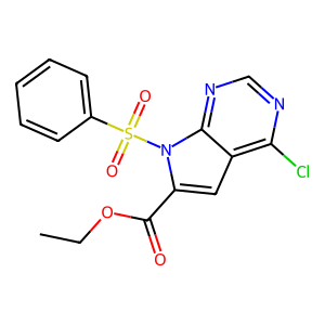 CAS: 1987286-78-1 | OR1045562 | Ethyl 4-chloro-7-(phenylsulfonyl)-7H-pyrrolo[2,3-d]pyrimidine-6-carboxylate
