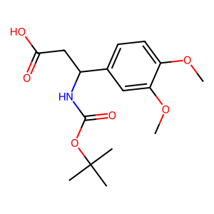 CAS: 284492-37-1 | OR1045824 | 3-((tert-Butoxycarbonyl)amino)-3-(3,4-dimethoxyphenyl)propanoic acid