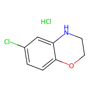 CAS: 1956310-17-0 | OR1046698 | 6-Chloro-3,4-dihydro-2H-benzo[b][1,4]oxazine hydrochloride