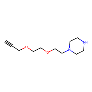 CAS: 3025292-00-3 | OR1047206 | 1-(2-(2-(Prop-2-yn-1-yloxy)ethoxy)ethyl)piperazine
