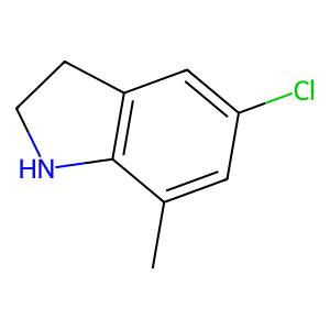CAS: 954277-47-5 | OR1047315 | 5-Chloro-7-methyl-2,3-dihydro-1h-indole