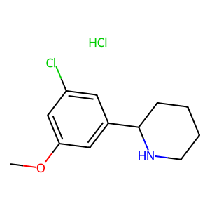 CAS: 2639626-67-6 | OR1047671 | 2-(3-Chloro-5-methoxyphenyl)piperidine hydrochloride