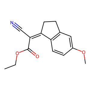 CAS: 80370-84-9 | OR1048034 | Ethyl 2-cyano-2-(5-methoxy-2,3-dihydro-1H-inden-1-ylidene)acetate