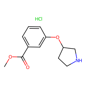 CAS: 1185298-84-3 | OR1048102 | Methyl 3-(pyrrolidin-3-yloxy)benzoate hydrochloride
