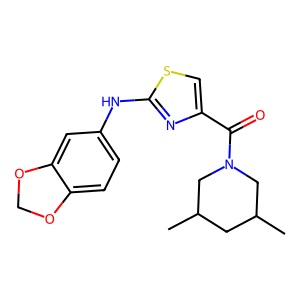 CAS: 1908149-45-0 | OR1048391 | (2-(Benzo[d][1,3]dioxol-5-ylamino)thiazol-4-yl)(3,5-dimethylpiperidin-1-yl)methanone