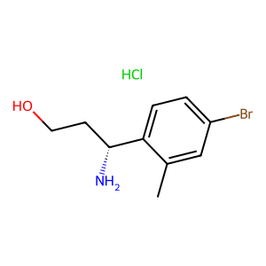 CAS: 2703745-69-9 | OR1049642 | (R)-3-Amino-3-(4-bromo-2-methylphenyl)propan-1-ol hydrochloride